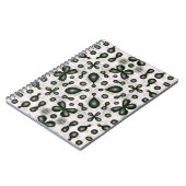 化学オーガニック先生白黒パターン ノートブック (左側)