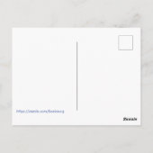 化学オーガニック分子原子軌道科学 ポストカード (裏面)