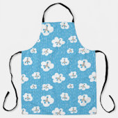 化学オーガニック分子青色科学ギーク エプロン (正面)