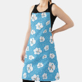 化学オーガニック分子青色科学ギーク エプロン (インサイチュ)