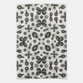 化学オーガニック学生の白黒パターン キッチンタオル (縦)