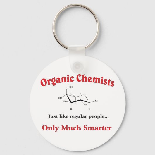 化学オーガニック家は普通の人と同じ キーホルダー (正面)