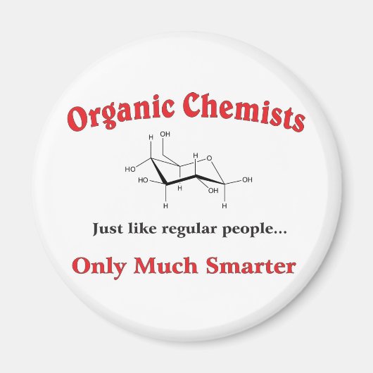 化学オーガニック家は普通の人と同じ マグネット (正面)