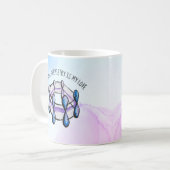 化学オーガニック愛分子学生先生 コーヒーマグカップ (正面左)