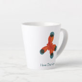 化学オーガニック愛 カフェラテマグ (右アングル)