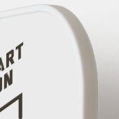 化学オーガニック科学先生パーソナライズされた ピックルボールラケット (左詳細)