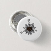 化学オーガニック芳香族構造宇宙星 缶バッジ (正面&裏面)