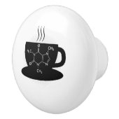 化学カフェイン分子 セラミックノブ (右)