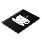 化学カフェイン分子 ノートブック (左側)