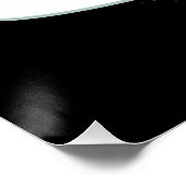 化学カフェイン分子 ポスター (コーナー)