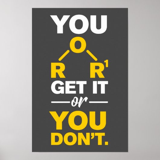 化学ギャグそれを得るか、または先生しない ポスター (正面)