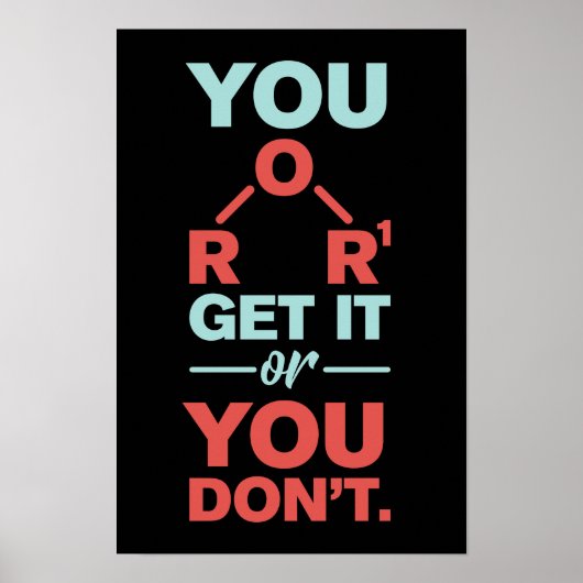 化学ギャグそれを得るか、または先生しない ポスター (正面)