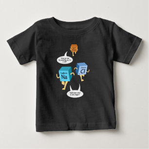 化学ギャグサイエンス先生ベビー誕生日 ベビーTシャツ