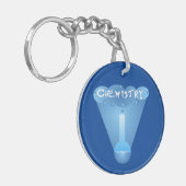 化学クラウドビーカー キーホルダー (正面左)