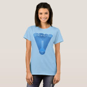 化学クラウドビーカー Tシャツ (正面フル)