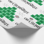 化学クリスマスツリー ラッピングペーパー (角)