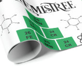 化学クリスマスツリー ラッピングペーパー (ロールコーナー)