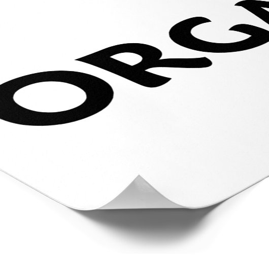 化学クレブオーガニックスのサイクルユーモア ポスター (角)