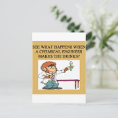 化学コンコレーションジョーク ポストカード (スタンド正面)