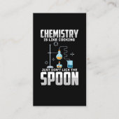 化学ジョークおもしろい先生科学者 名刺 (正面)