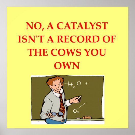 化学ジョーク ポスター (正面)