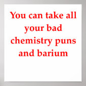 化学ジョーク ポスター (正面)