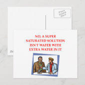 化学ジョーク ポストカード (正面/裏面)