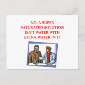 化学ジョーク ポストカード (正面)