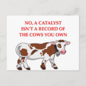 化学ジョーク ポストカード (正面)