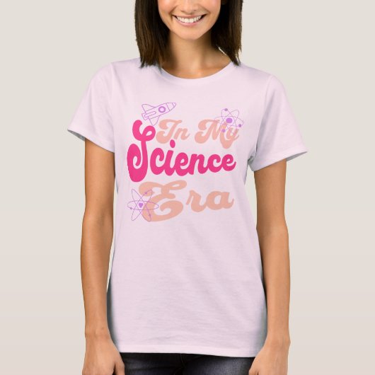 化学スチミニスト女性科学者女性 Tシャツ (正面)