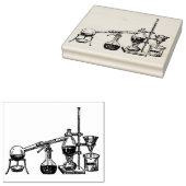 化学セットヴィンテージラバーアートスタンプ ラバースタンプ (押印)