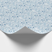 化学ドードルパターン科学テーマ ラッピングペーパー (角)