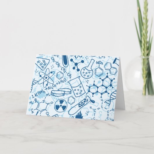 化学ノートカード サンキューカード (正面)