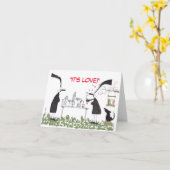 化学バレンタインカード カード (黄色い花)