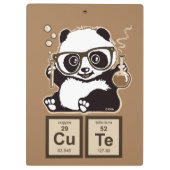 化学パンダによって発見されるかわいい クリップボード (裏面)