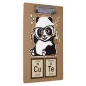 化学パンダによって発見されるかわいい クリップボード (右)