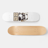 化学パンダによって発見されるかわいい スケートボード (横)