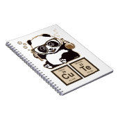 化学パンダによって発見されるかわいい ノートブック (右側)