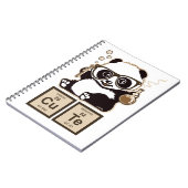 化学パンダによって発見されるかわいい ノートブック (左側)