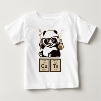 化学パンダによって発見されるかわいい ベビーTシャツ