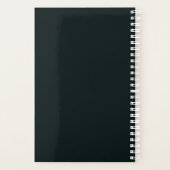 化学ビーカーブルー液体、煙プランナー プランナー手帳 (裏面)