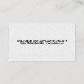 化学ベーカース |顕微鏡 名刺 (裏面)