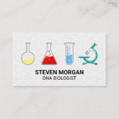 化学ベーカース |顕微鏡 名刺 (正面)