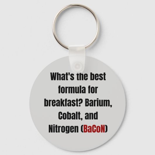化学ベーコンプン キーホルダー (正面)