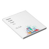 化学ホールパス ノートパッド (アングル)