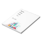 化学ホールパス ノートパッド (回転)