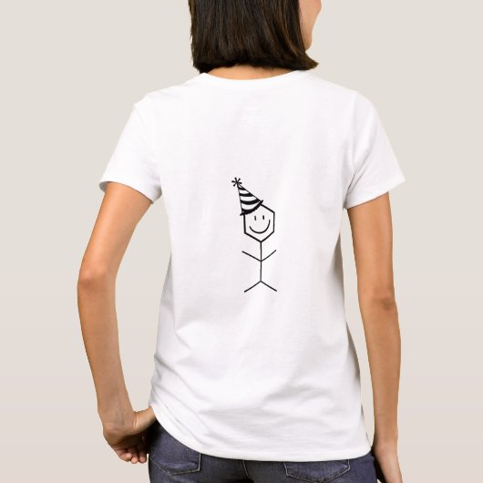 化学モダンおもしろい薬学者誕生日化学 Tシャツ (裏面)