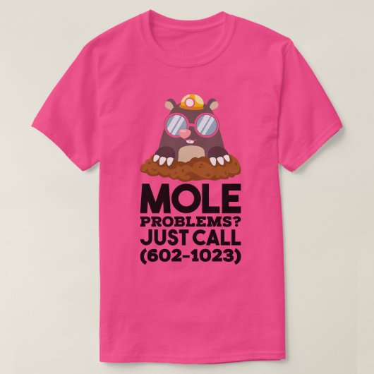 化学モルの問題 Tシャツ (デザイン正面)