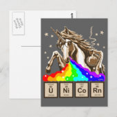 化学ユニコーンの虹 ポストカード (正面/裏面)
