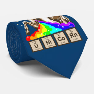 化学ユニコーンは虹を嘔吐します ネクタイ